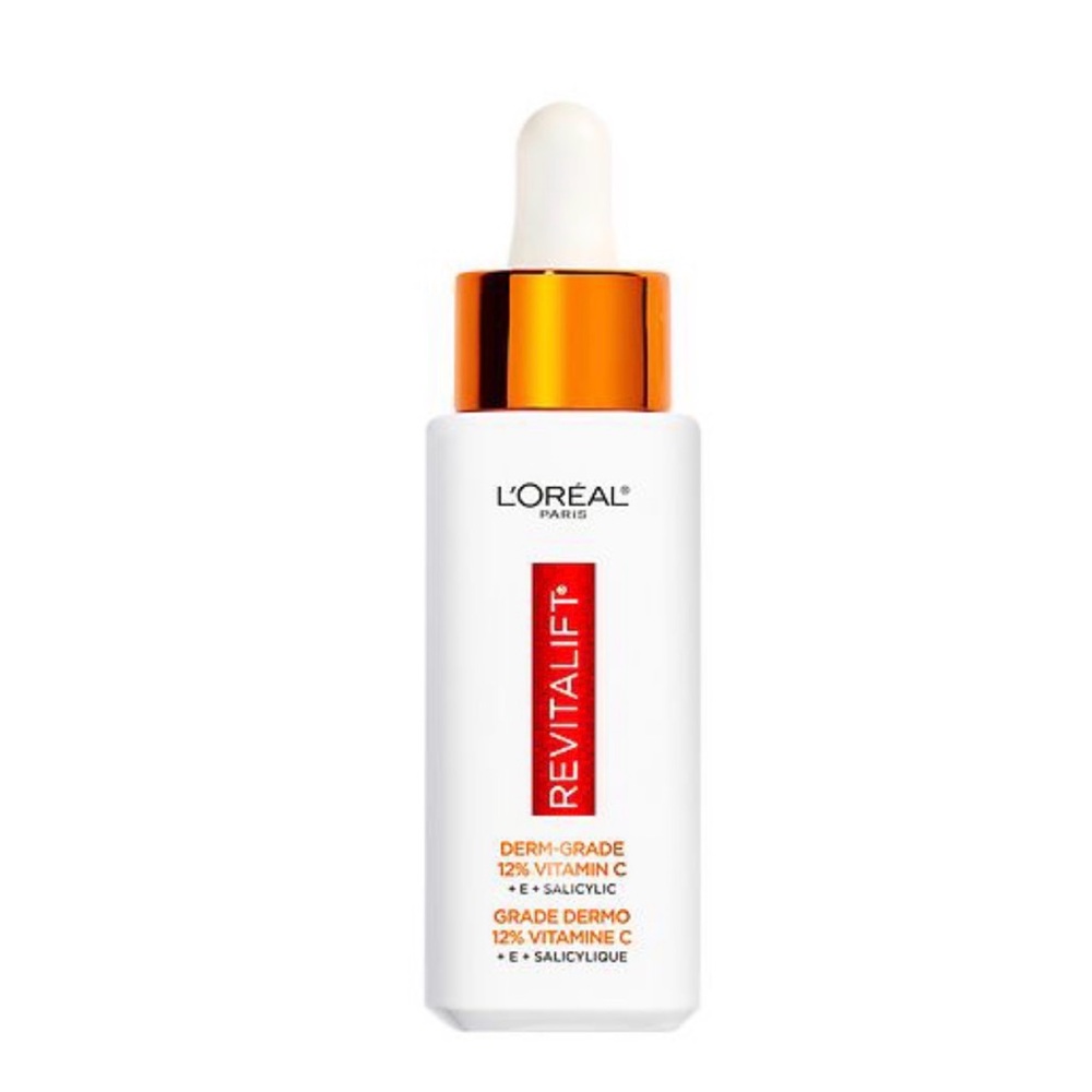 L'Oreal Revitalift Derm Intensives 12% Vitamin C +E Salic Acid Serum 1.0 oz.